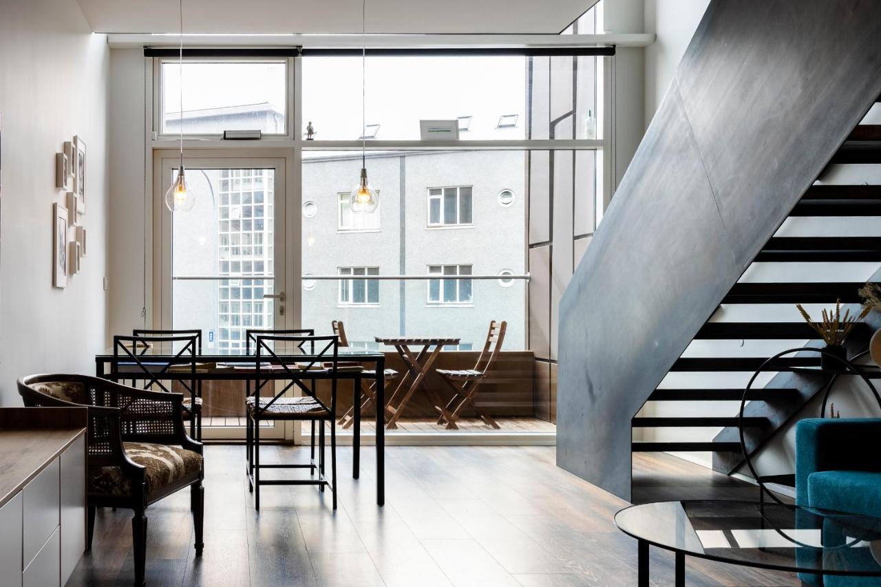 דירות Loft-Style Duplex With Balcony In Downtown רייקיאוויק מראה חיצוני תמונה